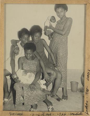MALICK SIDIBÉ (1936-2016) Installation of 38 exuberant photographs highlighting graphic elements of West African culture, including tho